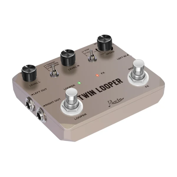 kf-S8bfa7d01cfbb4dc689c4fa0417fdbeacC Rowin LTL-02 Twin Looper Pedal: 10-Minute Studio-Grade Looping with Unlimited Undo/Redo & 11 Premium Effects
