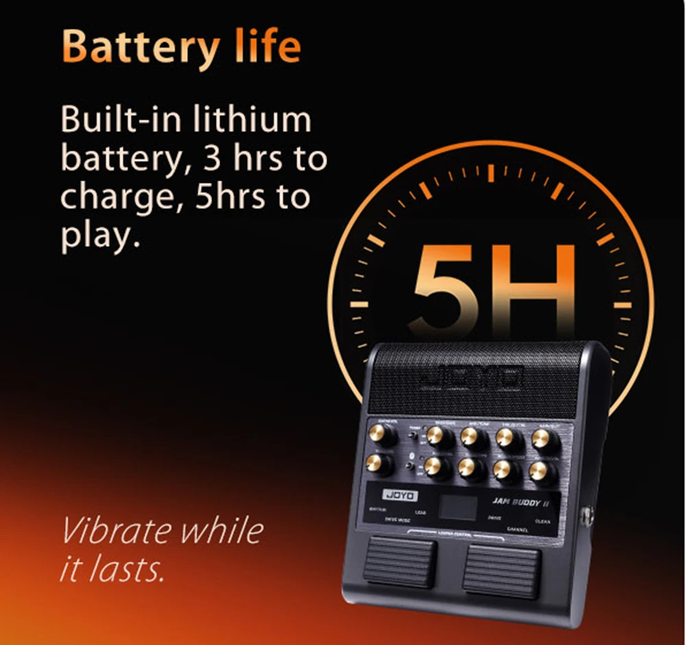 JOYO JAM BUDDY II 10W Electric Guitar Amp with 14 Amp Models & 9 Effects, Bluetooth & OTG Recording, Ultimate Multi-Effects Pedal Combo 11 kf S94fa5efa979d4bbd9aa81d11fa4dfd5bF