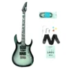 Classic Style 170 Electric Guitar with Black Circle Silver Finish for Professional Performance and Practice