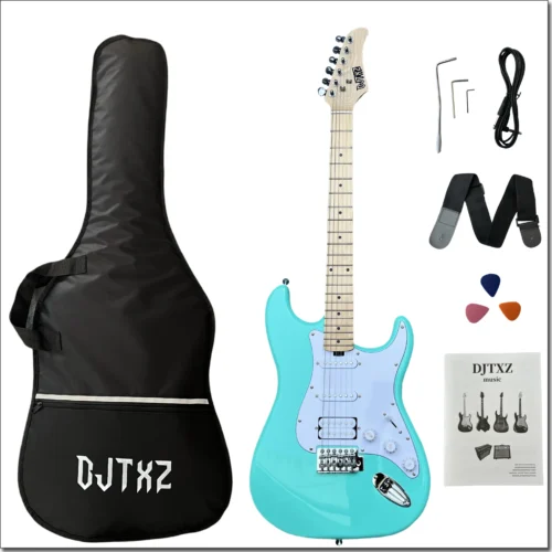 New 7 Colors Single & Dual Pickup Electric Guitar for Downregulation Practice and Performance Beginner Players