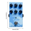 M-VAVE Mini Universe: 9 Modes & Room/Shimmer | Ultimate Live/Studio Reverb FX for Guitar/Bass
