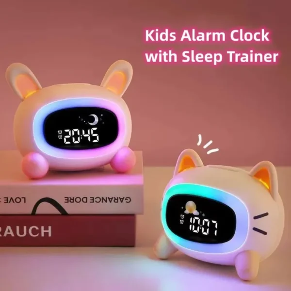 Sleep Training Alarm Clock for Kids: Wake-Up Sound Machine Birthday Gift for Boys and Girls