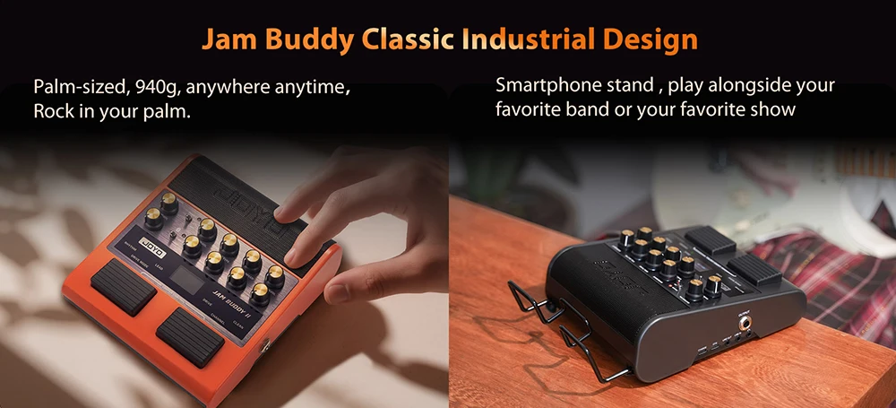 JOYO JAM BUDDY II 10W Electric Guitar Amp with 14 Amp Models & 9 Effects, Bluetooth & OTG Recording, Ultimate Multi-Effects Pedal Combo 3 kf Sd324469f27b44ad99b4c390b30befbdeO