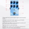 M-VAVE Mini Universe: 9 Modes & Room/Shimmer | Ultimate Live/Studio Reverb FX for Guitar/Bass