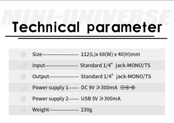 kf-Sdf638672827f434cae5d0e2f76ce6588T M-VAVE Mini Universe: 9 Modes & Room/Shimmer | Ultimate Live/Studio Reverb FX for Guitar/Bass