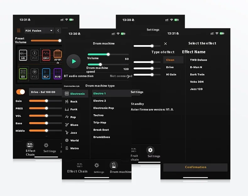 SONICAKE Pocket Master Electric Guitar & Bass Amplifier with Customized 1.77 LCD Screen, Modeling IR Multi-Effect, OTG Looper & Gifts 12 kf Se35e175a50064399a5d69556f82ecebc6