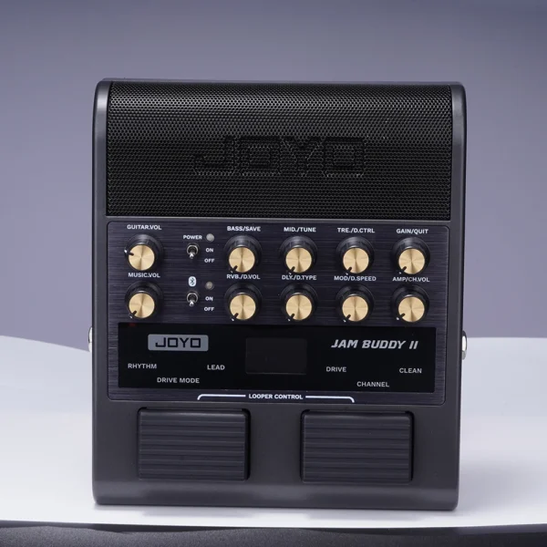 kf-Seb4587c08d07490ea12e091225cfad6ck JOYO JAM BUDDY II 10W Electric Guitar Amp with 14 Amp Models & 9 Effects, Bluetooth & OTG Recording, Ultimate Multi-Effects Pedal Combo