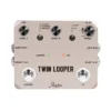 Rowin LTL-02 Twin Looper Pedal: 10-Minute Studio-Grade Looping with Unlimited Undo/Redo & 11 Premium Effects