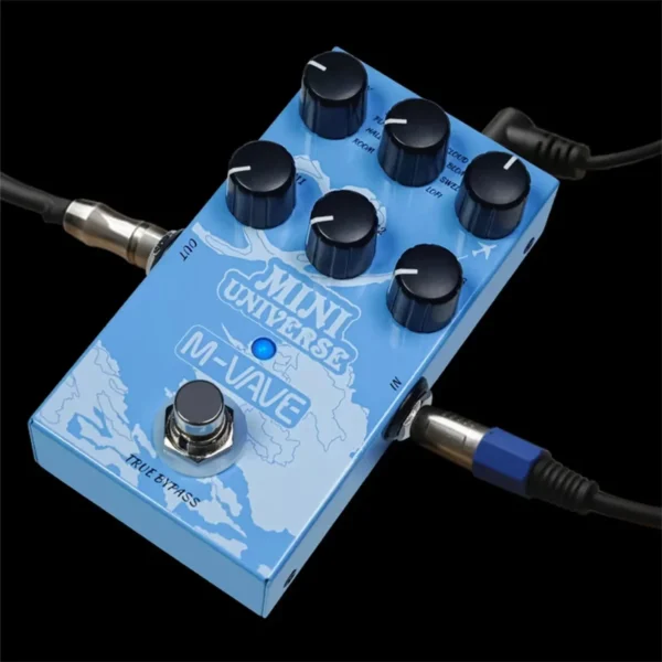 M-VAVE Mini Universe: 9 Modes & Room/Shimmer | Ultimate Live/Studio Reverb FX for Guitar/Bass