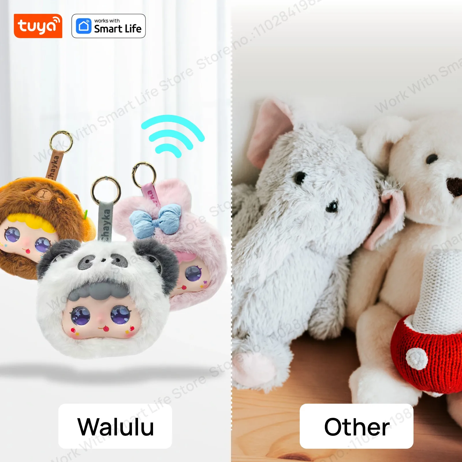 Tuya Smart AI Plush Robot with LED Eyes and Voice Control: Interactive Smart Toy for Kids, USB Rechargeable Companion Perfect for Home and Gift Giving 10 kf Sfd641cb4edd849b3882ccd453bacbcab2