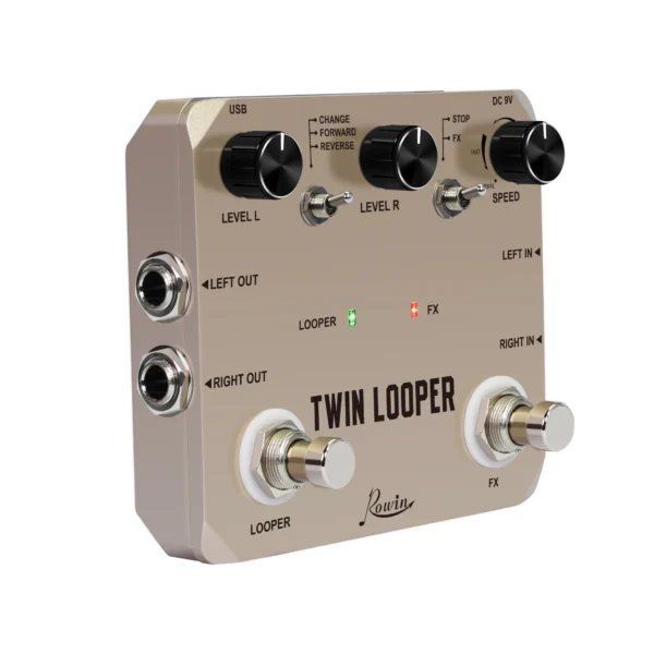 kf-Sff97ff4df8354db99772370acd96a7f0s Rowin LTL-02 Twin Looper Pedal: 10-Minute Studio-Grade Looping with Unlimited Undo/Redo & 11 Premium Effects
