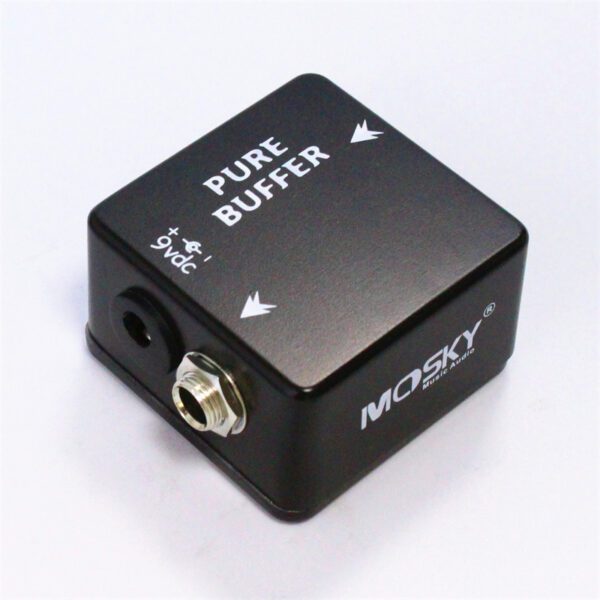 主图-5 MOSKY Pure Buffer Guitar Pedal - Full Metal Housing True Bypass (Black)